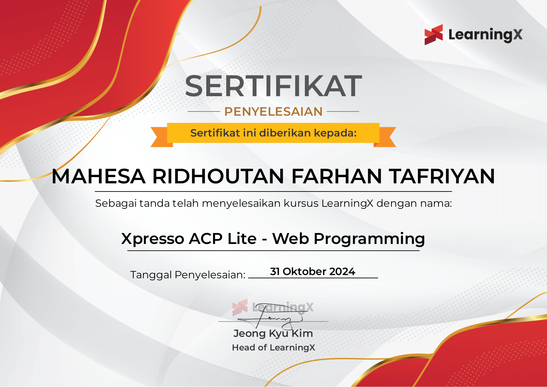 Certificate 2 - Web Development