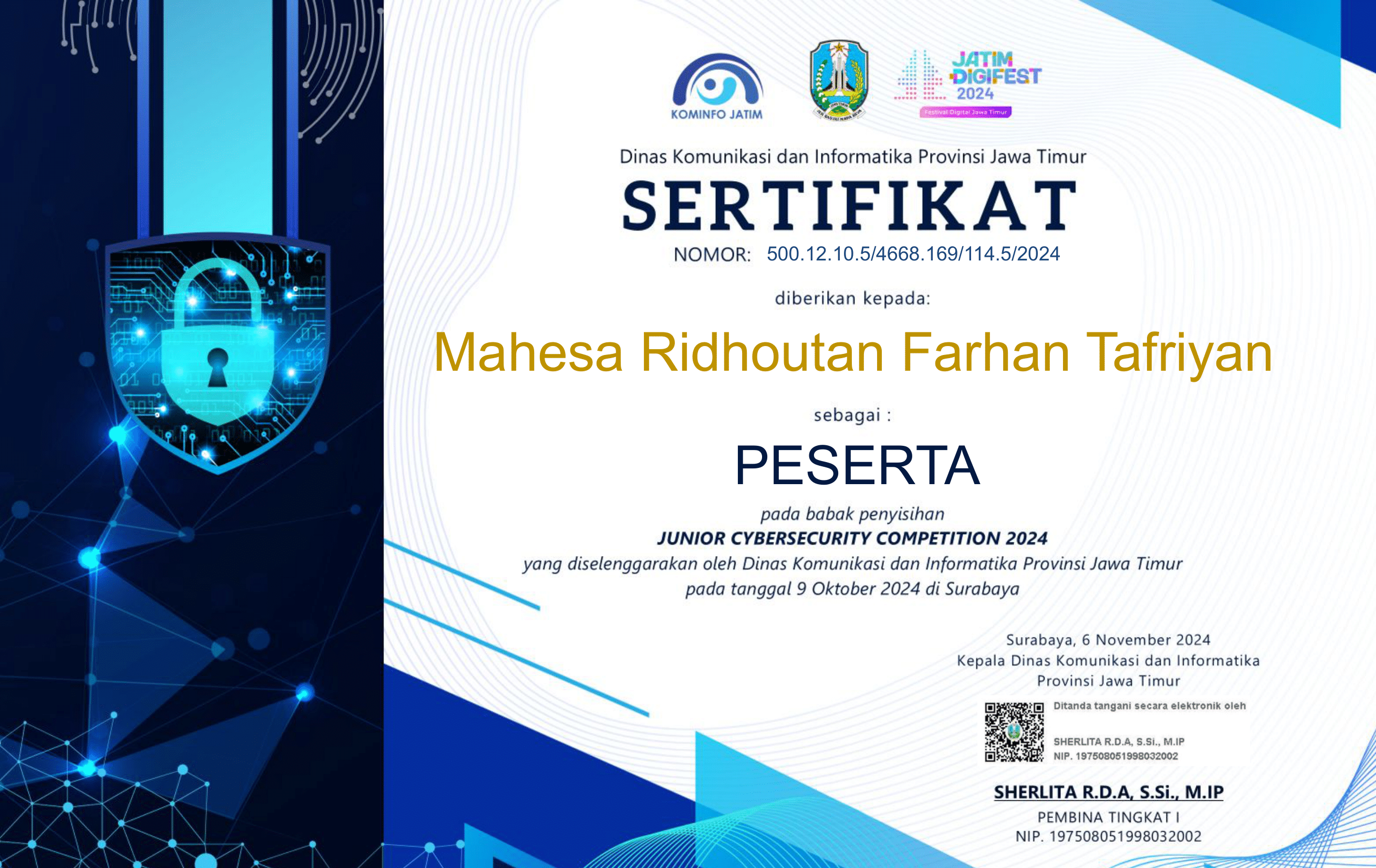 Certificate 6